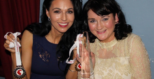 Linda Stokes (Louth ROad Race Champion) & Caroline Kerely (Volunteer of the Year)